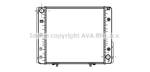 AVA QUALITY COOLING Радиатор, охлаждение двигателя MS2065